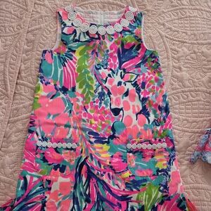Lilly Pulitzer Pink and Blue Floral Dress